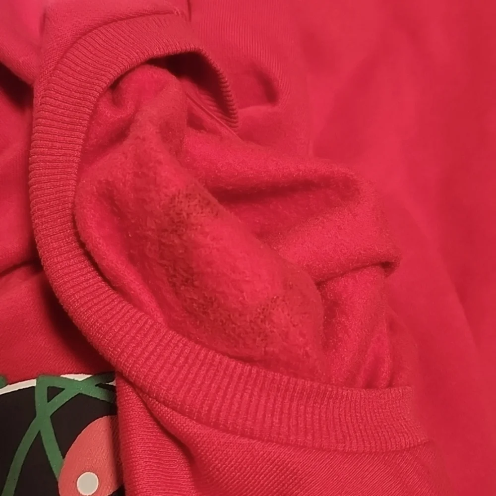 DISNEY Mickey Mouse Most Merry Red Sweatshirt XL 1X Ugly Christmas Sweater XMAS - Picture 10 of 12